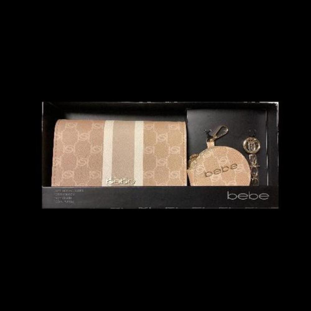 bebe Crossbody gift set- Includes Key Chain, Coin Purse & Crossbody Hand Bag